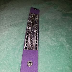 Purple Bling Bracelet